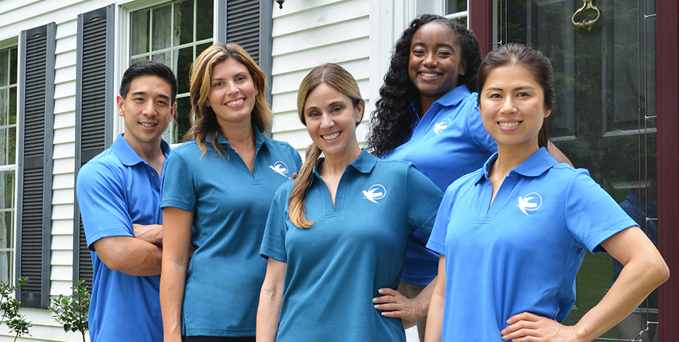 Hero image showcasing Visiting Angels caregivers in a compassionate and supportive setting.