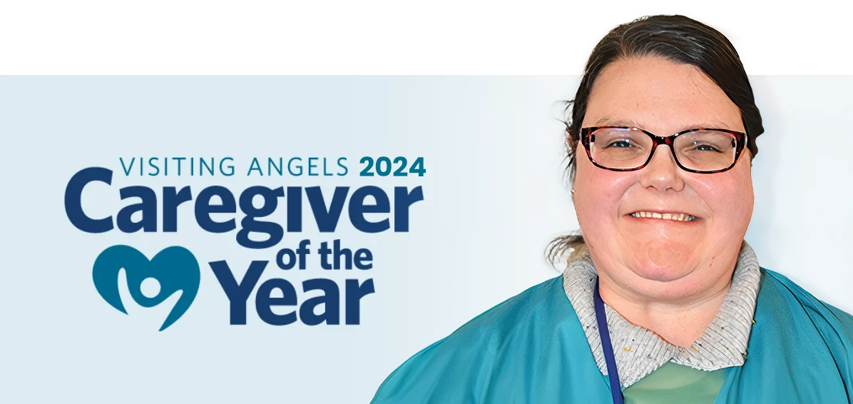 Michele Kaiser, Visiting Angels Caregiver of the Year winner for 2024.